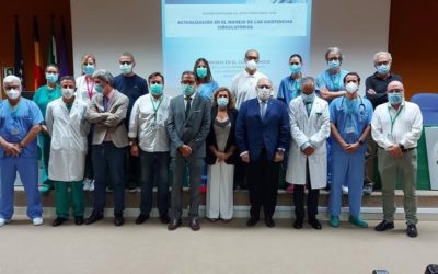 Equipo multidisciplinar «Código Shock», integrado por profesionales de las áreas de Anestesia y Reanimación Postquirúrgica, Medicina Intensiva, Cirugía Cardiaca y Cardiología.